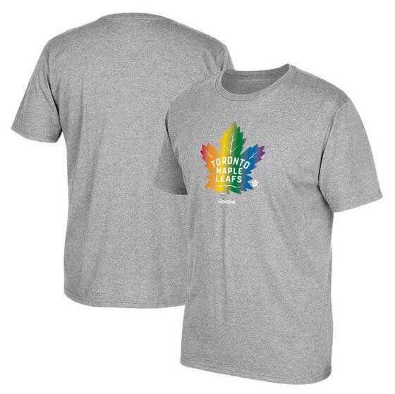 Men's Toronto Maple Leafs Gray Reebok Rainbow Pride Short Sleeve T-Shirt FengYun,We sell and wholesale Men's Toronto Maple Leafs Gray Reebok Rainbow Pride Short Sleeve T-Shirt FengYun on line form chian!